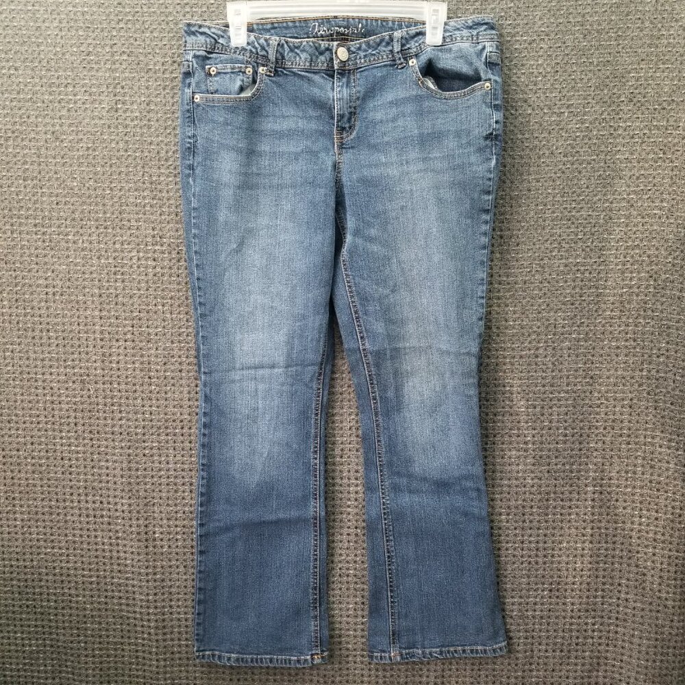 Aeropostale Chelsea Bootcut Jeans Women's 14 Short